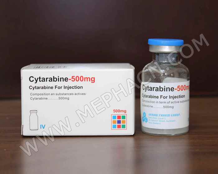 Cytarabine pharma indian injection given does