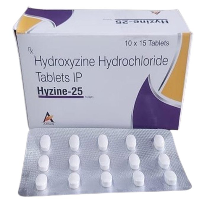 Hydroxyzine hydrochloride tablet pharma