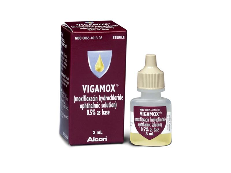 Vigamox eye drops