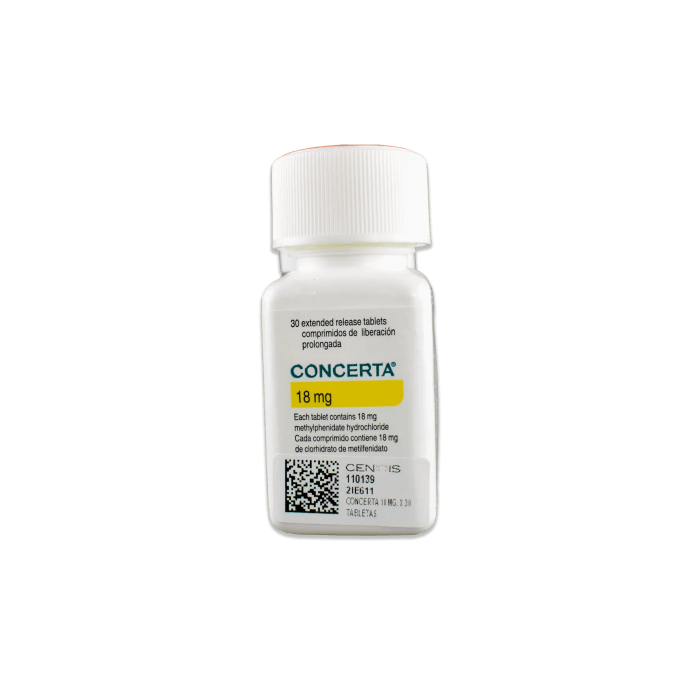 Concerta 18 mg