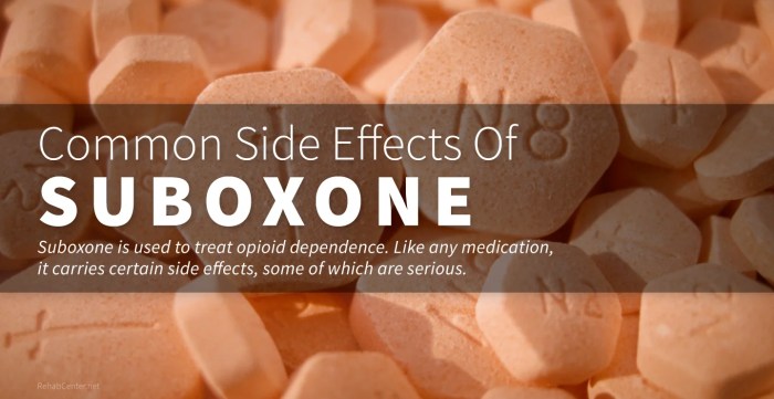 Suboxone side effects