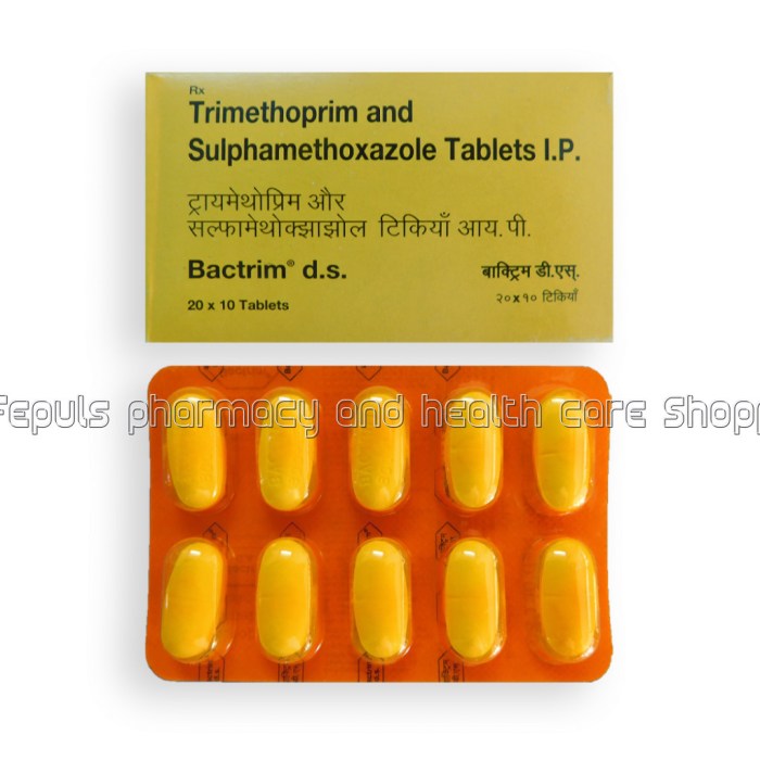 Bactrim ds mg pill prescription drugs