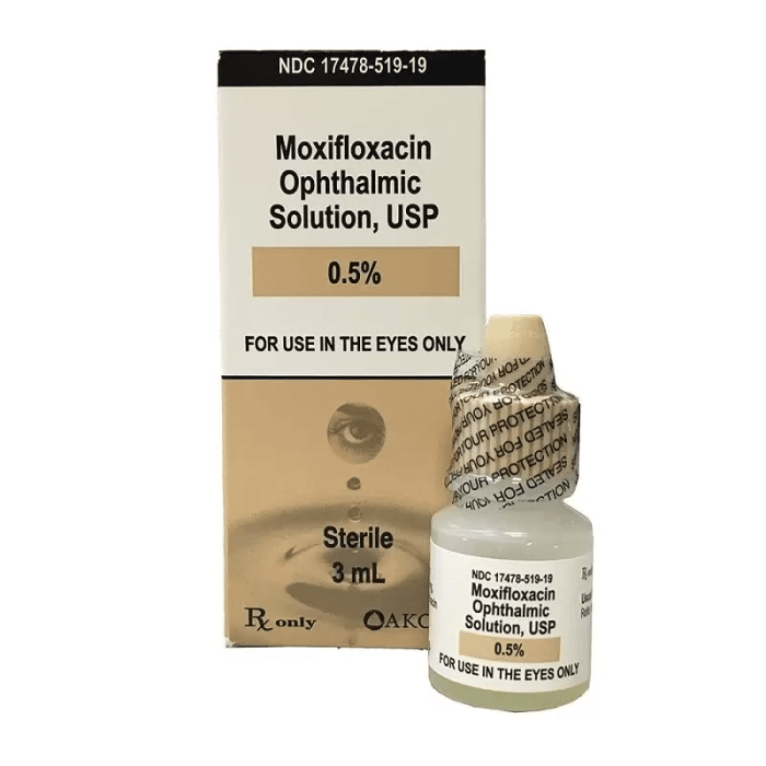 Moxifloxacin eye drops uses