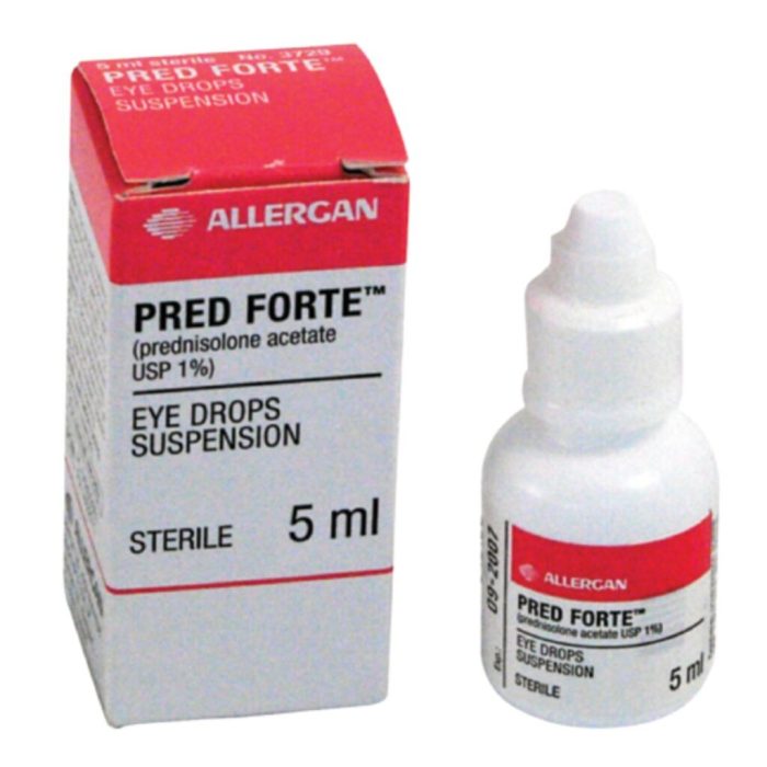 Prednisolone eye drops