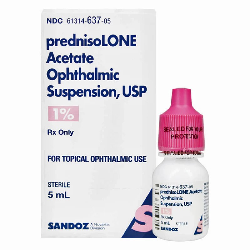 Prednisolone eye drops