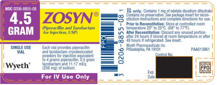 Zosyn label vial gram pro uses pharmacompass prescribing information