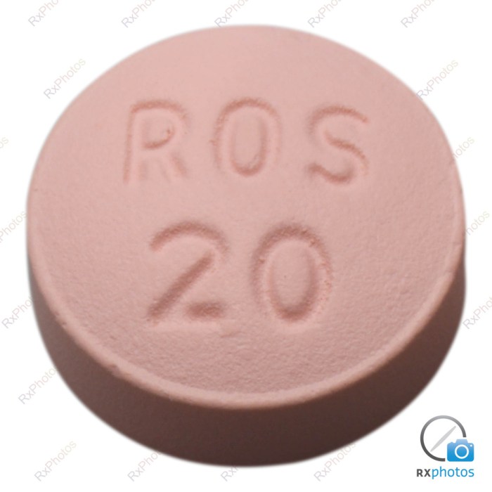 Rosuvastatin 20mg brunet medication