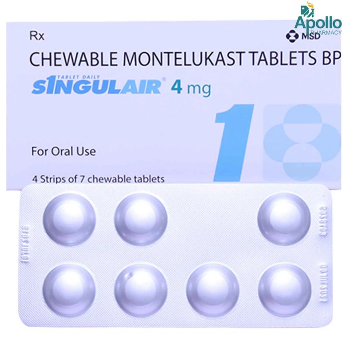 Montelukast uses