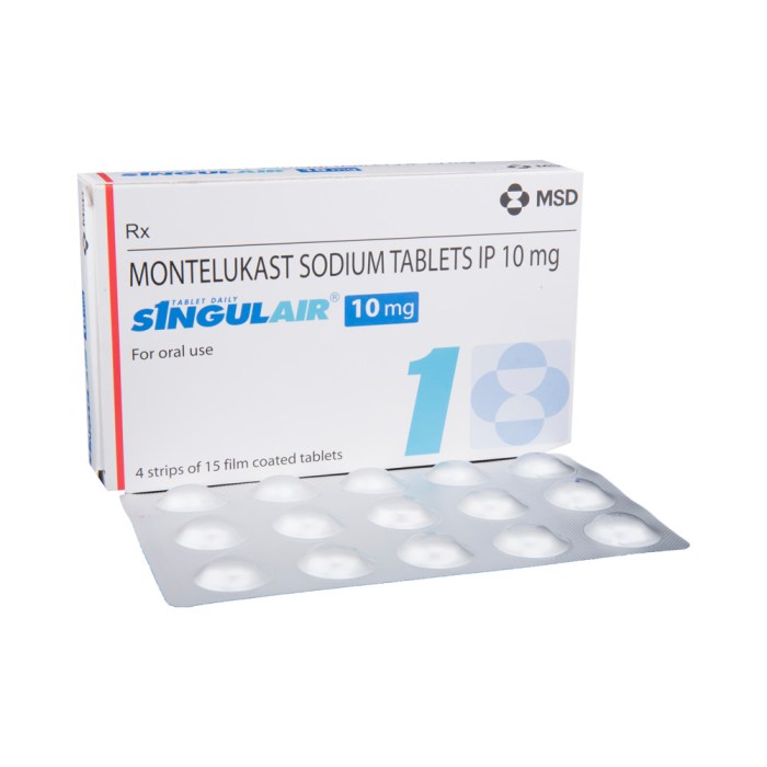 Montelukast tablet uses